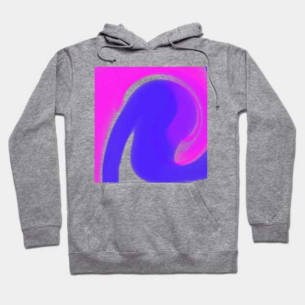 Pink purple fluid paint art design Hoodie by Artistic_st